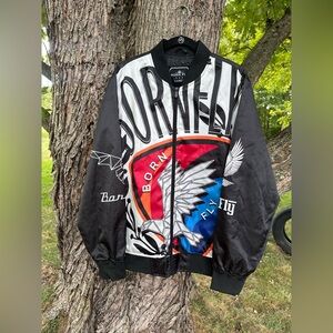 Born Fly Jacket Full Zip Windbreaker